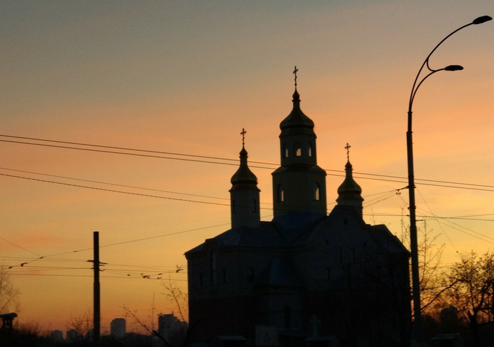 A church