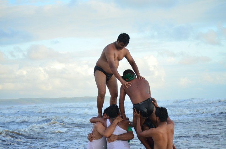 human pyramid