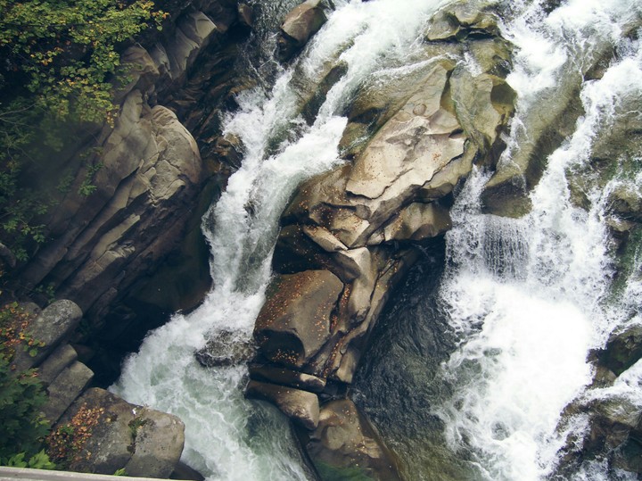 waterfall in Carpathians