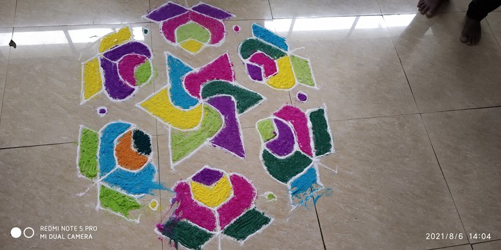 rangoli... Colours rangoli.... ?