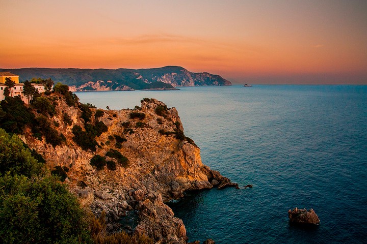 Orange sea