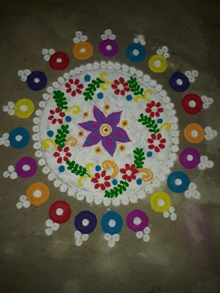 beautiful rangoli