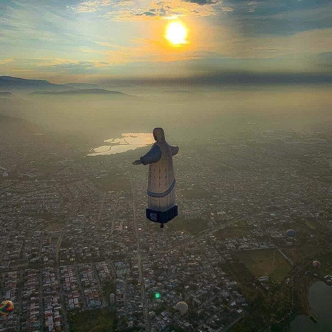 desde el cielo