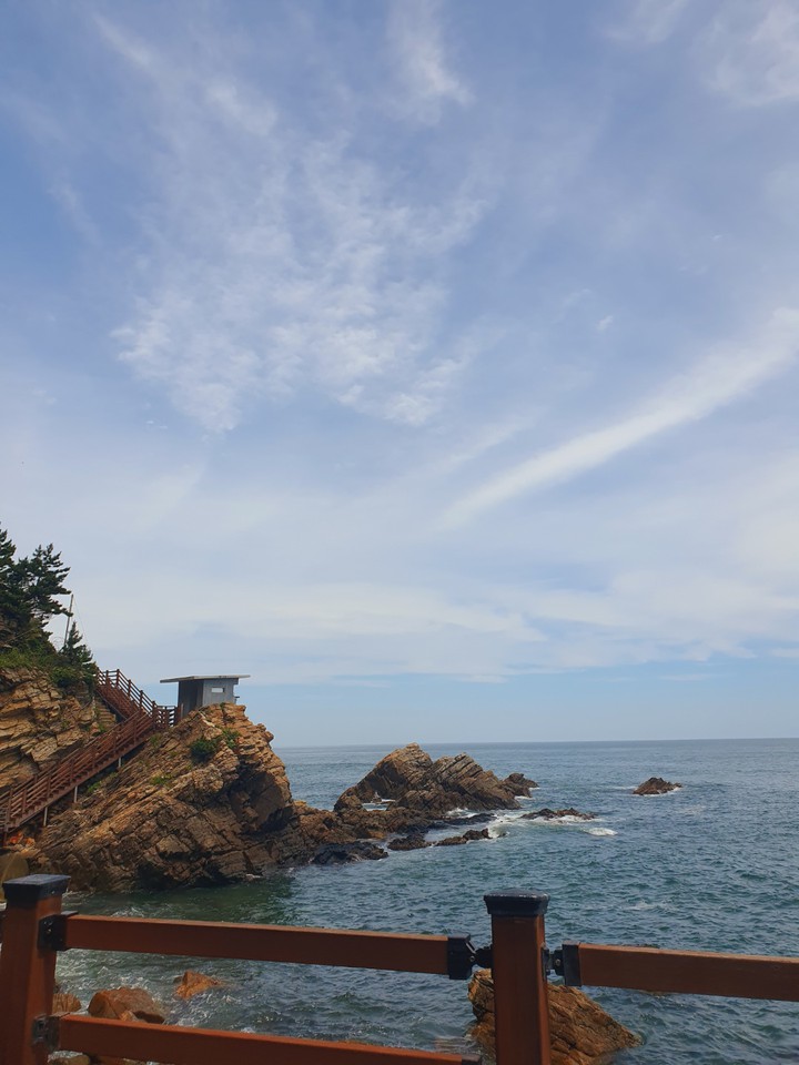 sea with clouds