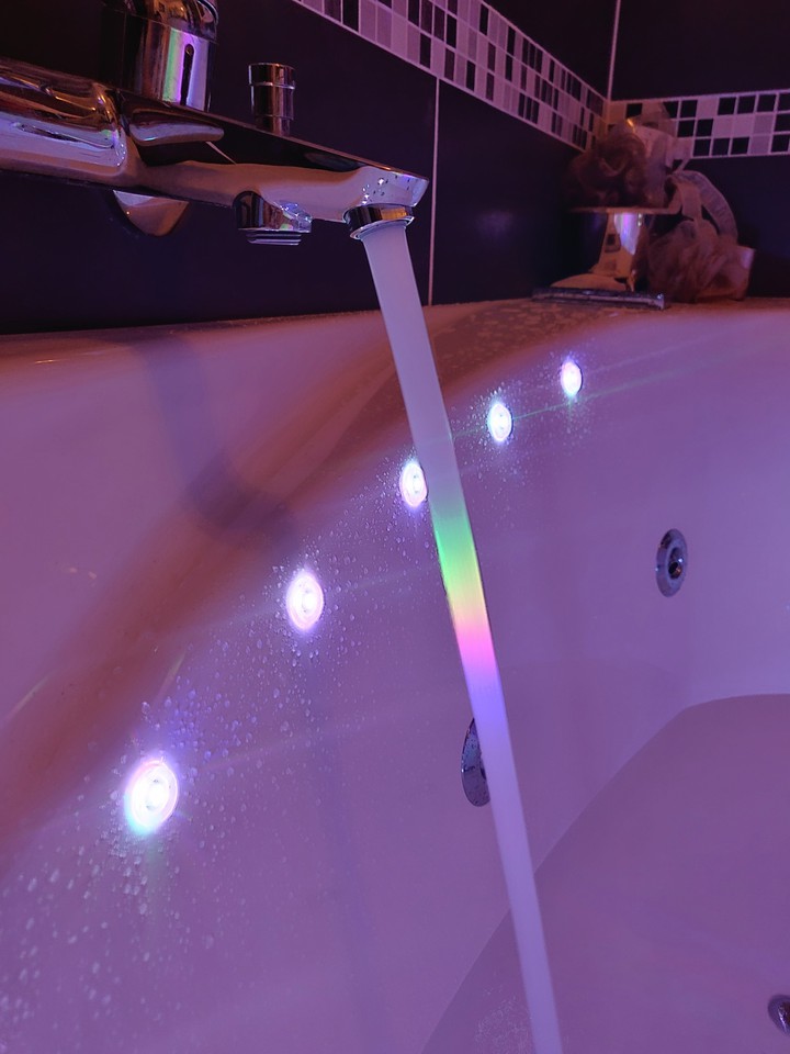 bain coloré