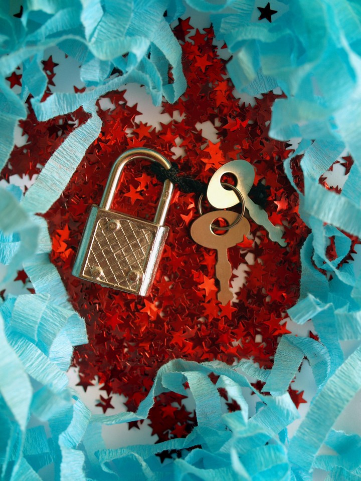 Lock Keys Sequins