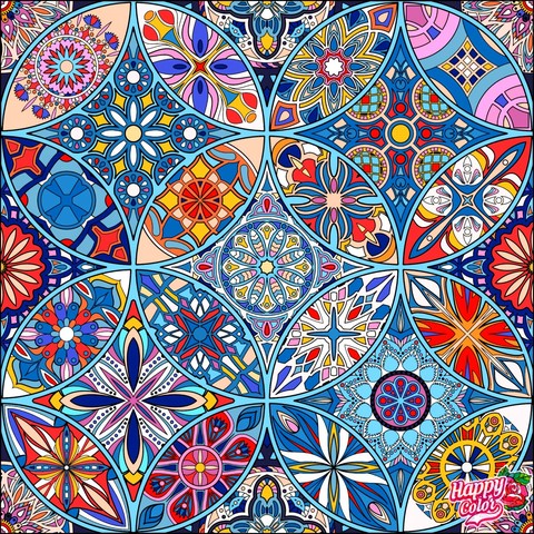Blue, Orange, Art