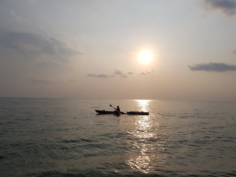 Ride on a Kayak