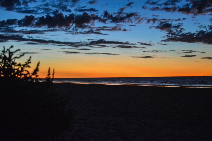 Eighty mile beach after sunset