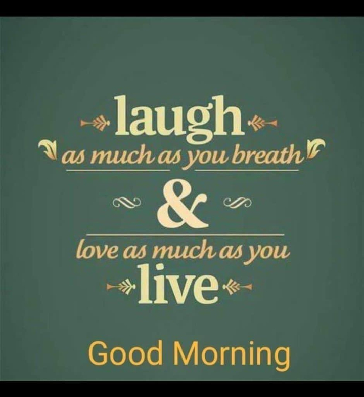 good morning