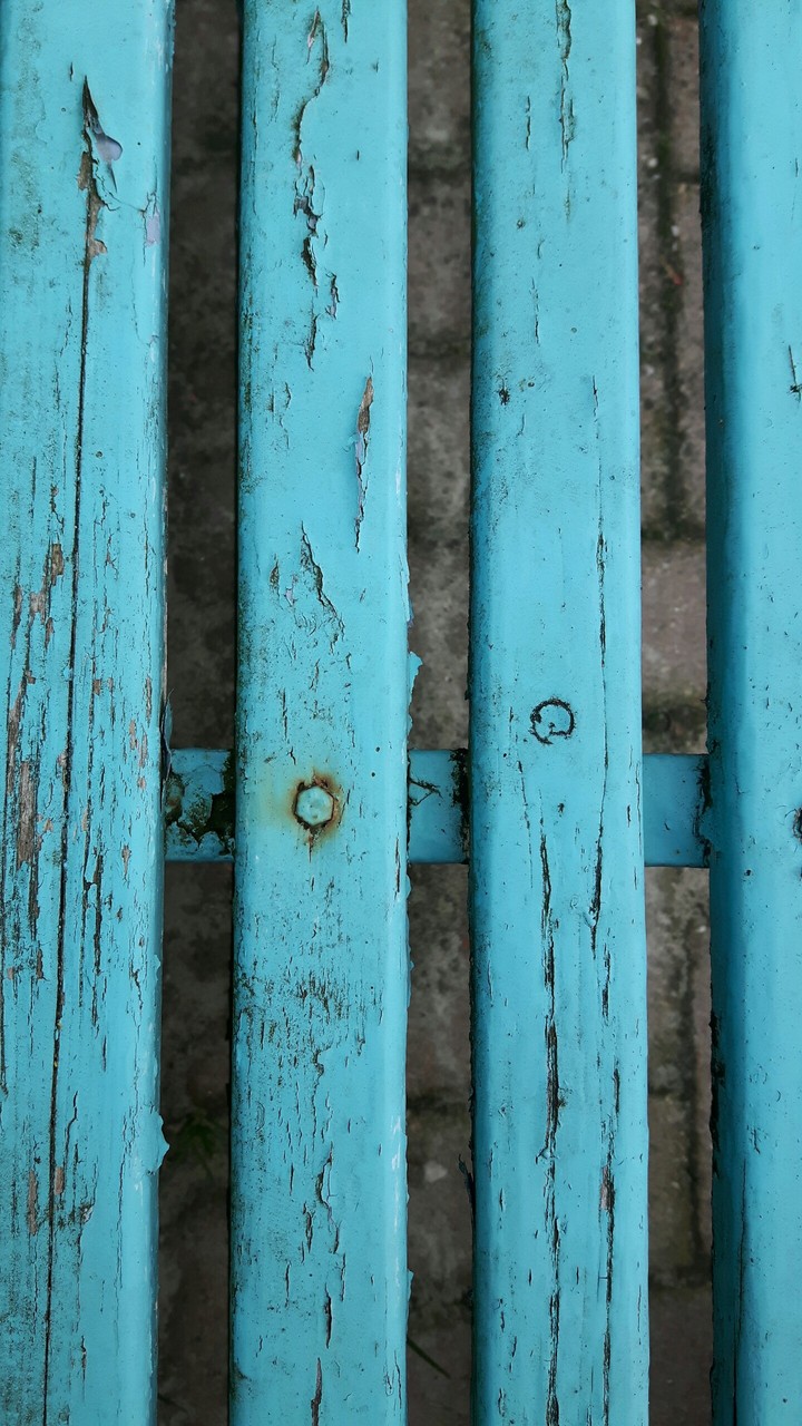 Blue Bench