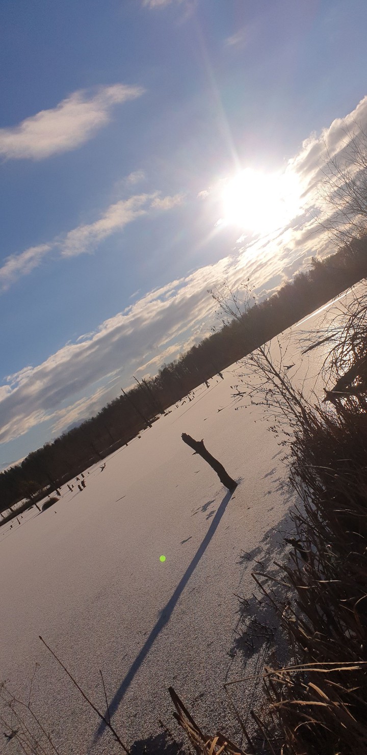 frozen lake