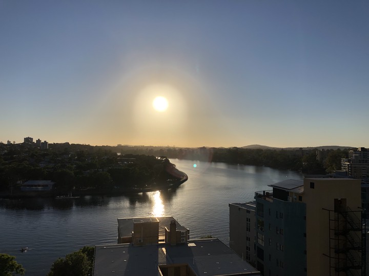 Sunrise in Brisbane