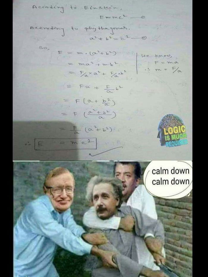 lmao,, theory of relativity in nutshell!!