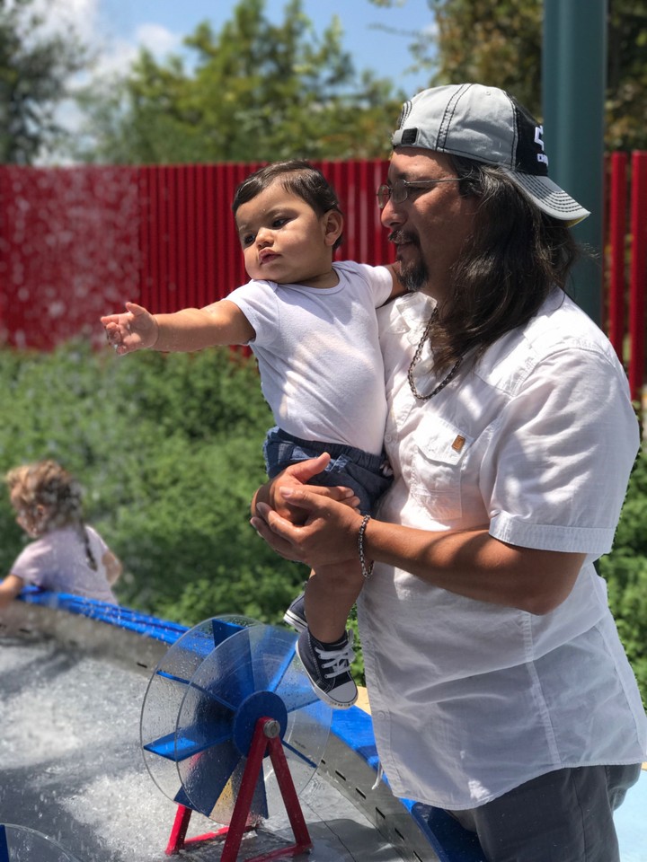 father and son
