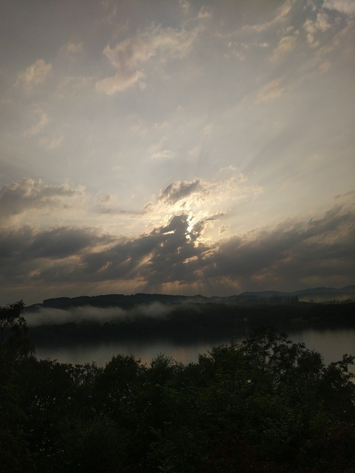 Sunset over Lake Windermere