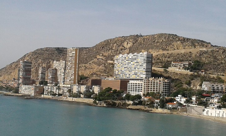 les immeubles d'Alicante