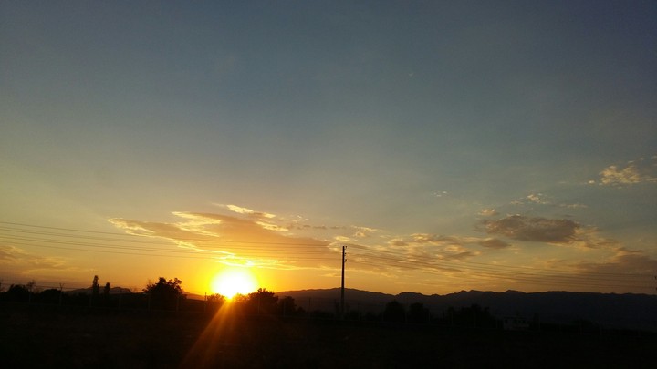 sun set