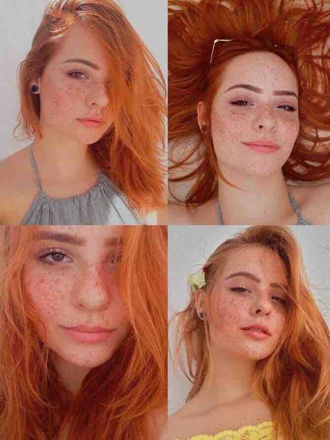 orange hair