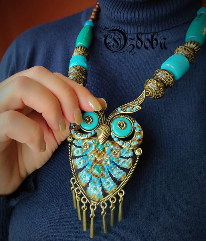 колье "Сова"