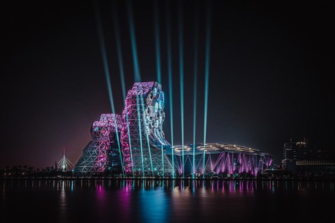 red, neon वॉलपेपर