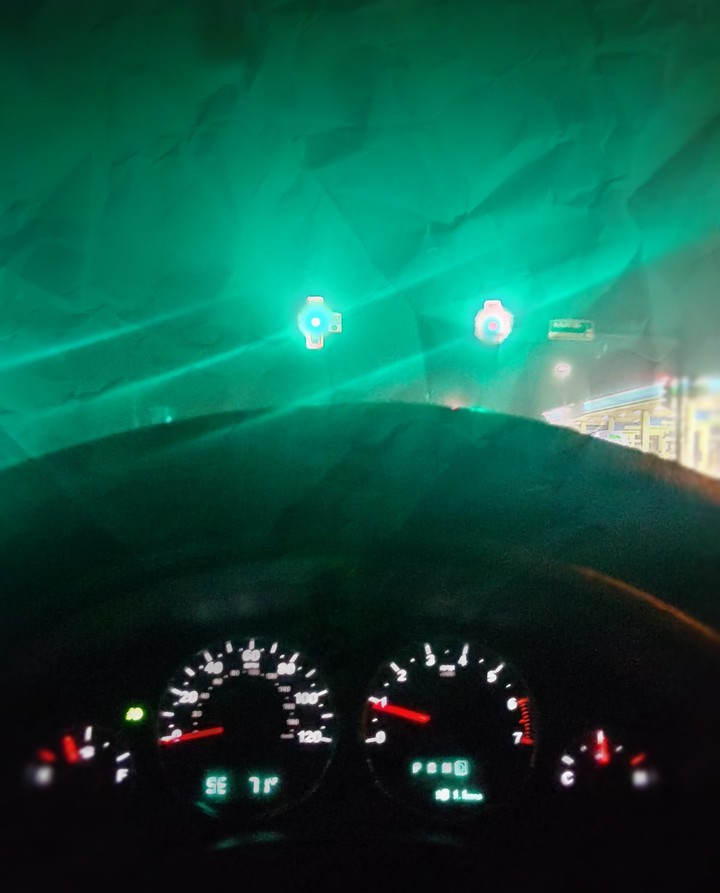 green light go...break the buble