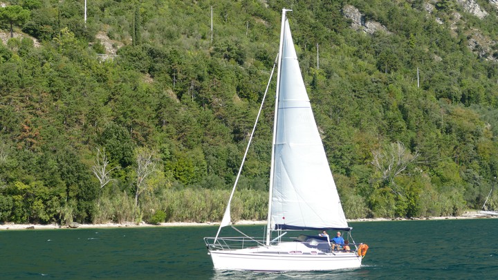 Segelboot auf dem Gardasee