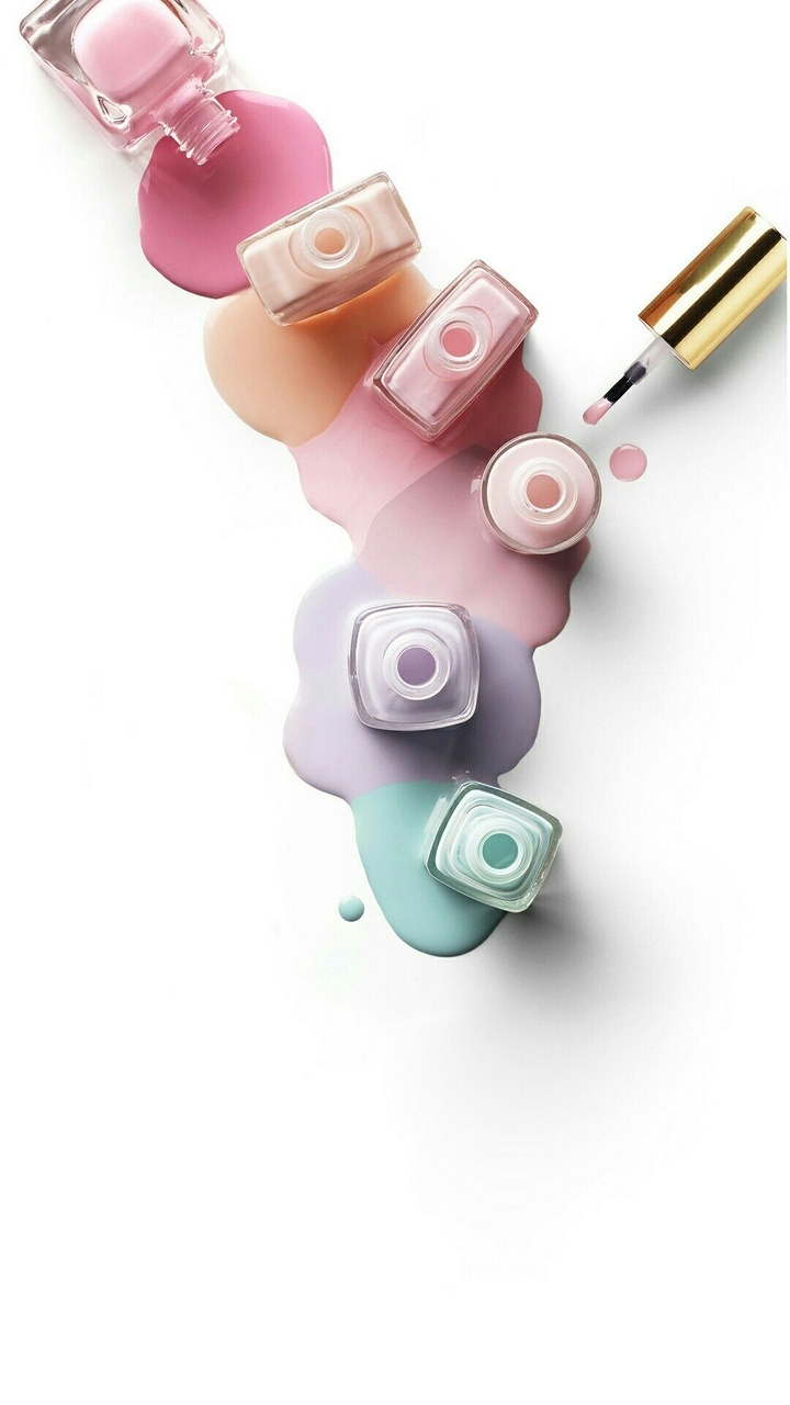 colorful nail polishes