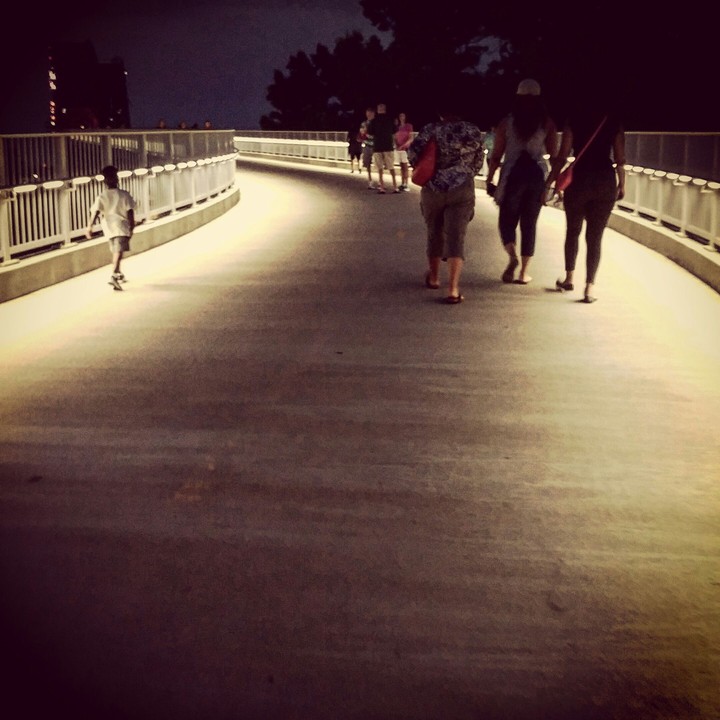 Walkin with friends and Family
