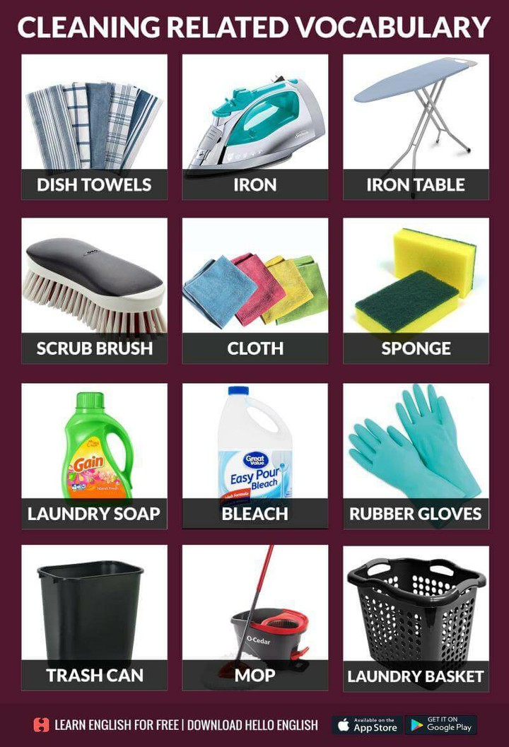 clearing vocabulary
