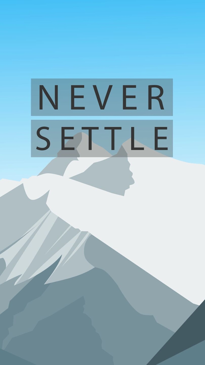 Never Settle