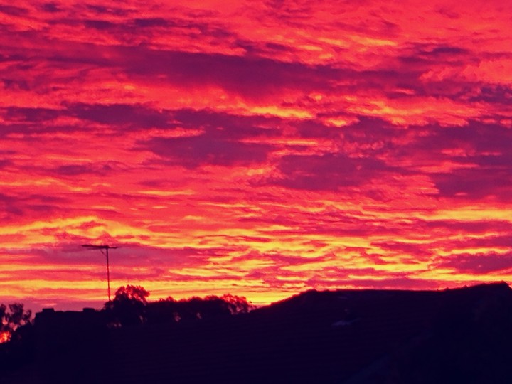 Sunset last night in Perth