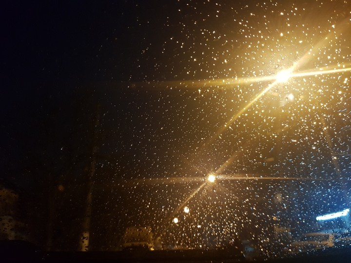 rain at the morning