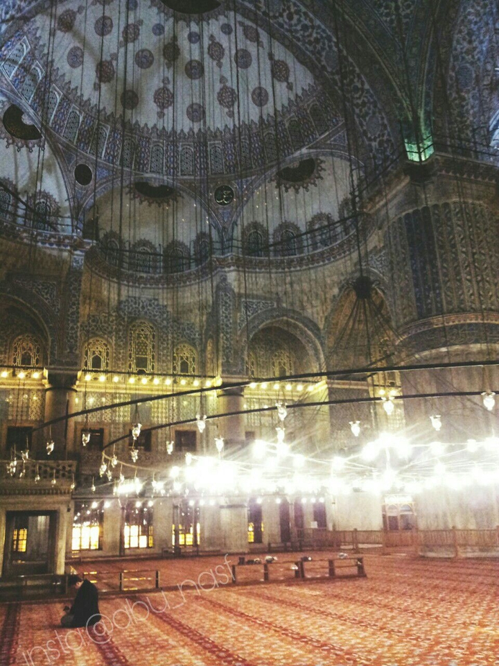 Inside the Blue Mosque