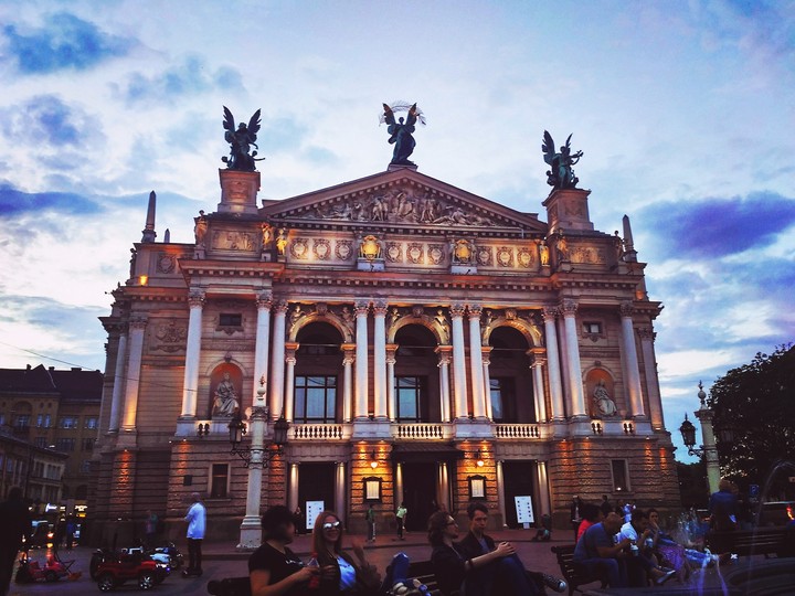 Opera House of Lviv. Ukraine