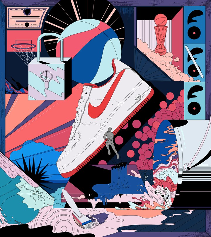 Nike Air Force One illustration
