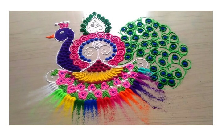 *Nice rangoli*