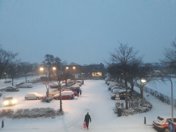 parkinglot snow