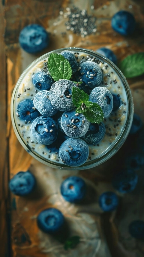 tapety superfood, blueberry