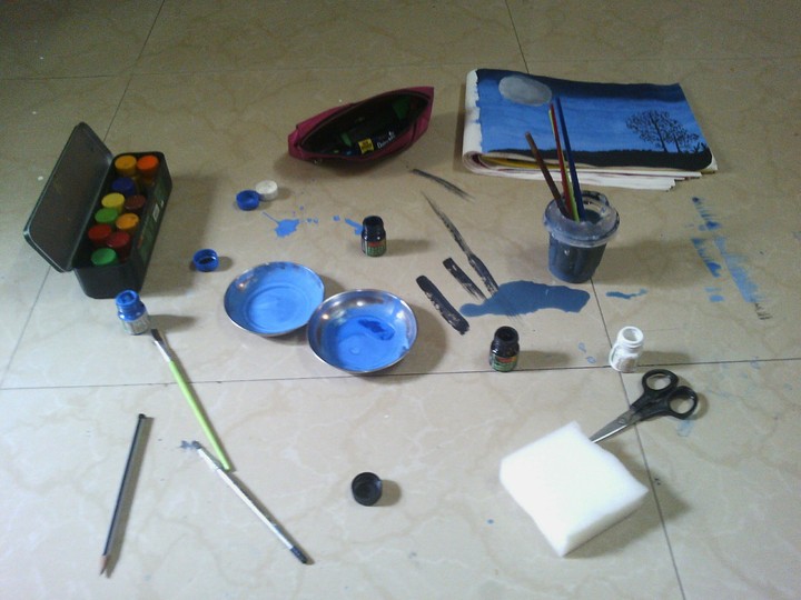 after painting is done 