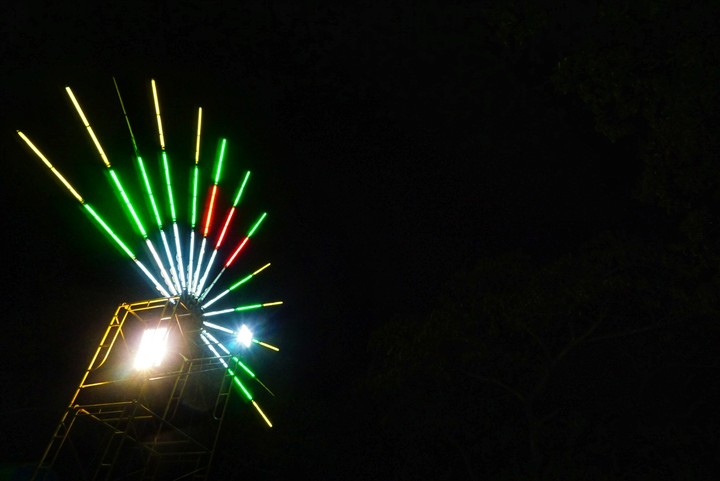 light in the dark night