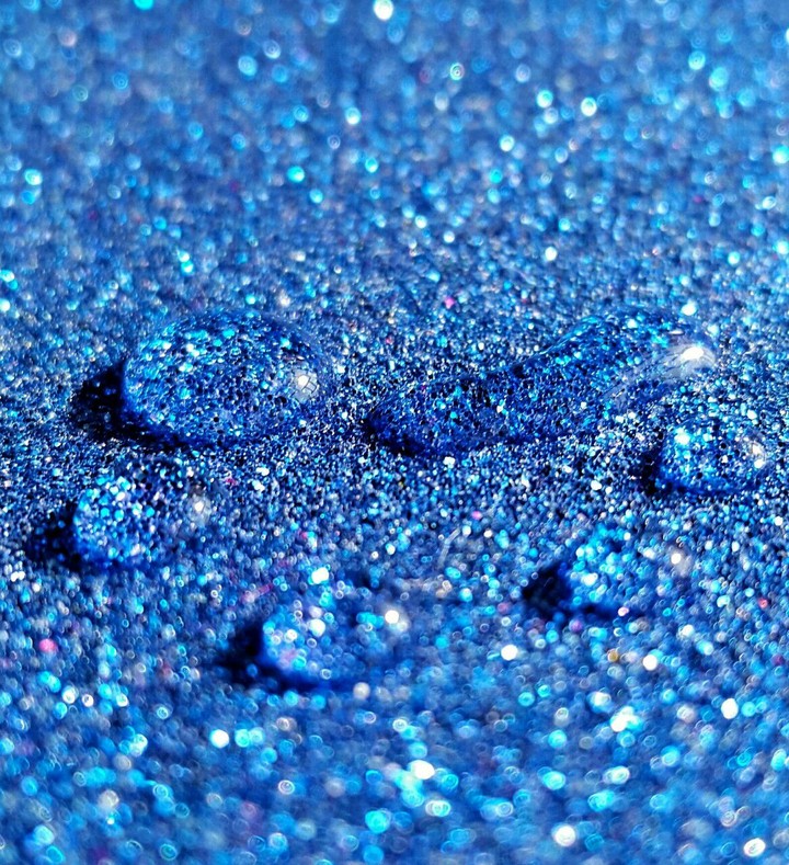 glitter gold blue