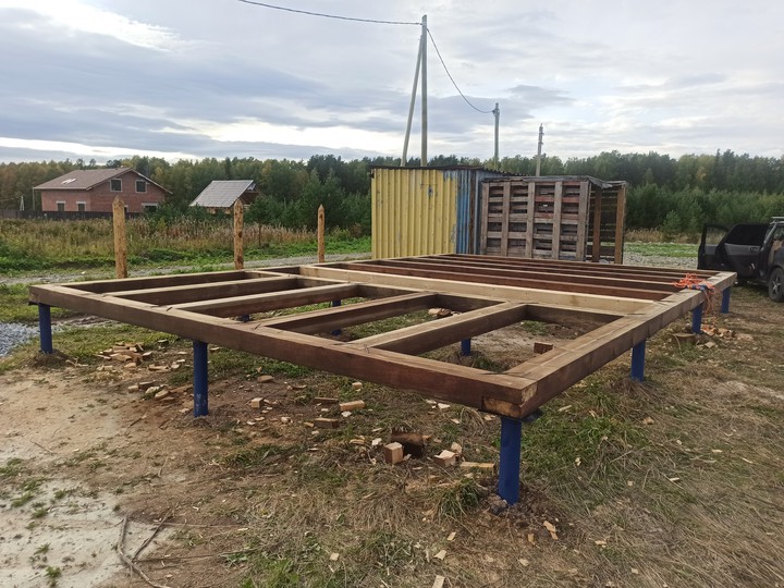 фундамент на винтовых сваях