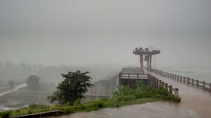 Raining