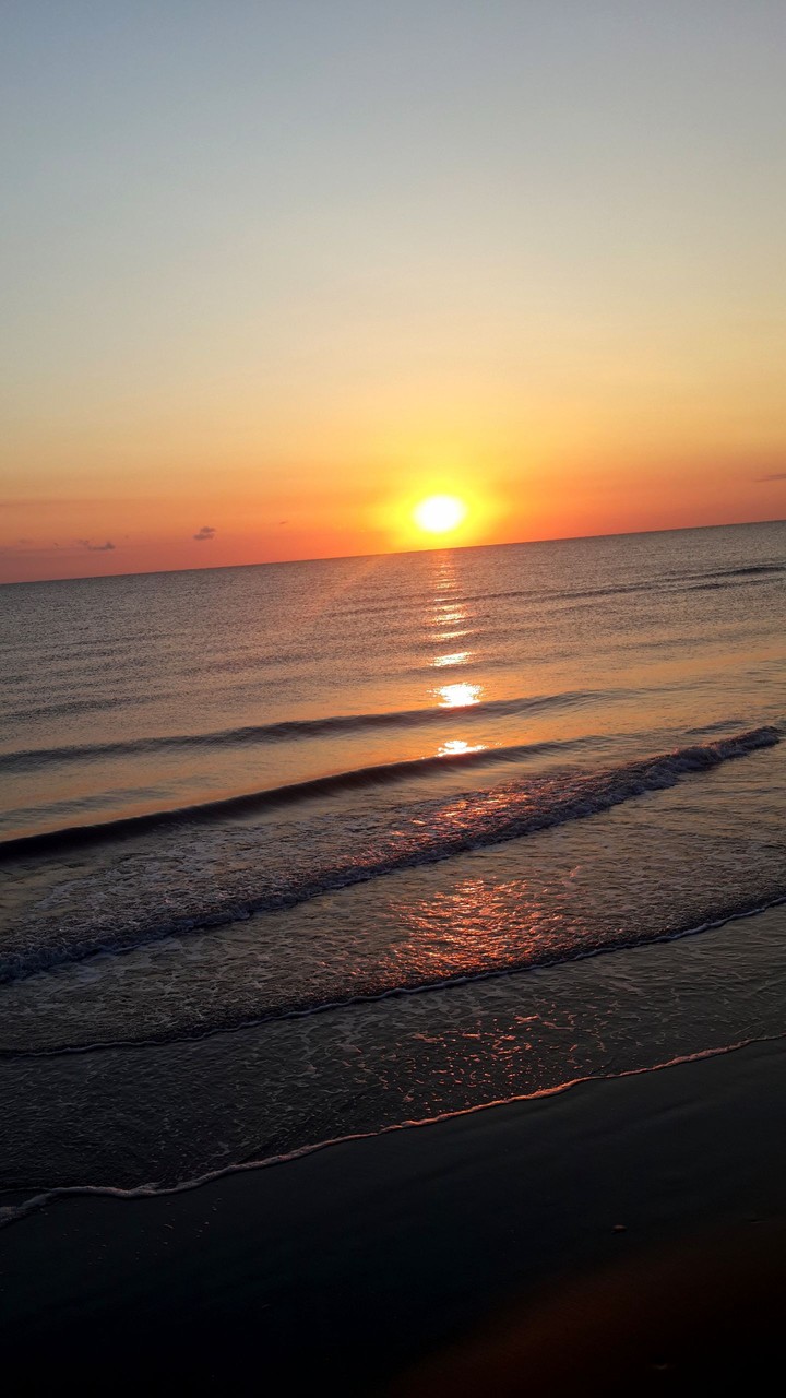 Dawn over the sea