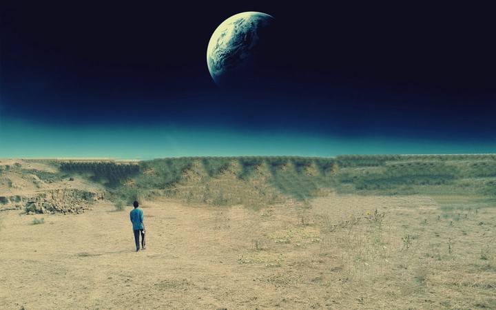 BLUE earth