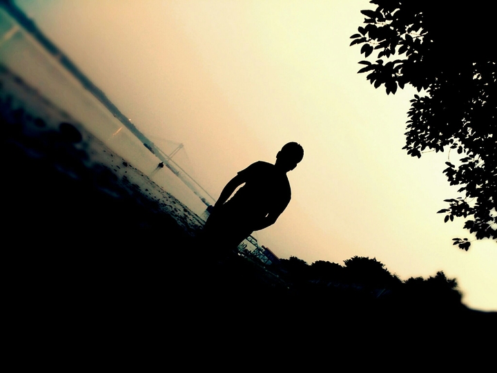 alone boy...