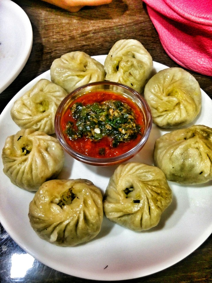 Hot Steamy Indian Vegetarian Momos