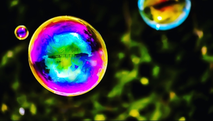 Bubble bursts