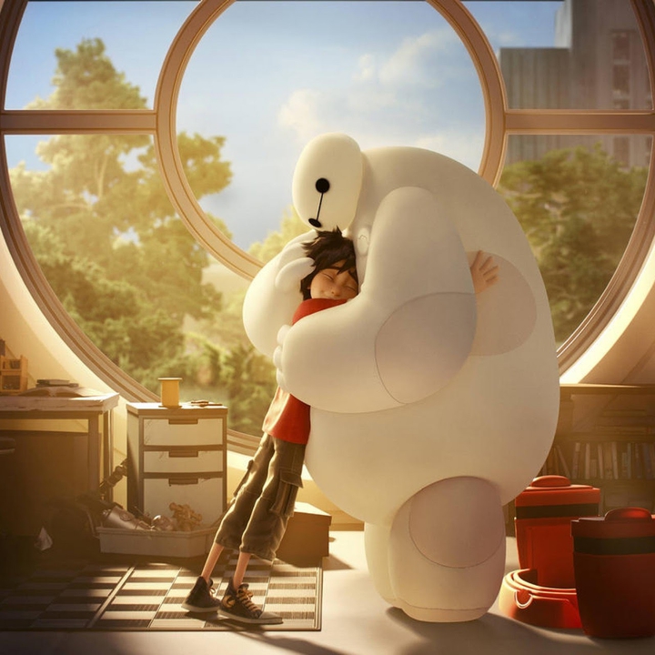 Baymax and Hiro
